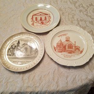 Vintage Memory Church Plates x 2 left! Set is $18 or will sell 1 for $9